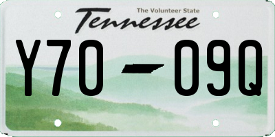 TN license plate Y7009Q