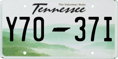 TN license plate Y7037I