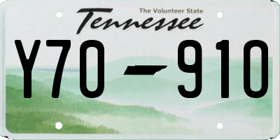 TN license plate Y7091O
