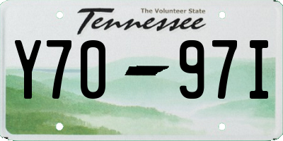TN license plate Y7097I