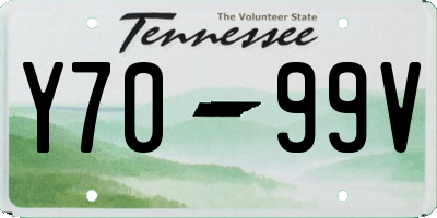 TN license plate Y7099V