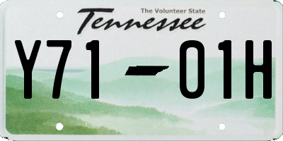 TN license plate Y7101H