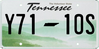 TN license plate Y7110S