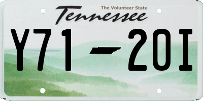 TN license plate Y7120I