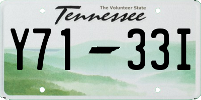 TN license plate Y7133I