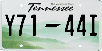TN license plate Y7144I