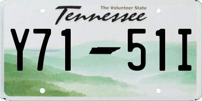 TN license plate Y7151I