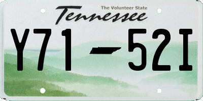 TN license plate Y7152I