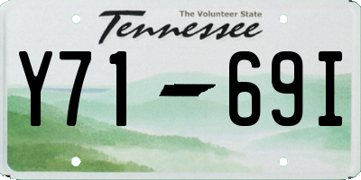 TN license plate Y7169I