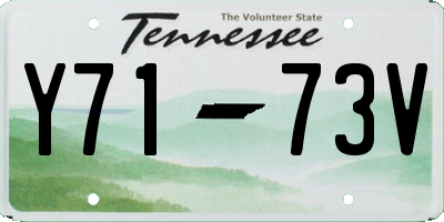 TN license plate Y7173V
