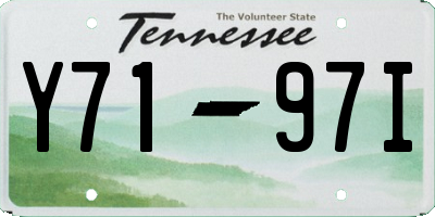 TN license plate Y7197I