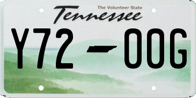 TN license plate Y7200G
