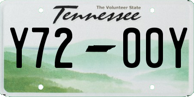 TN license plate Y7200Y