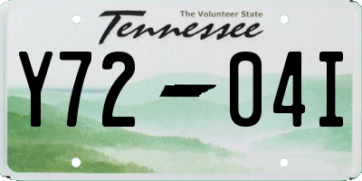 TN license plate Y7204I