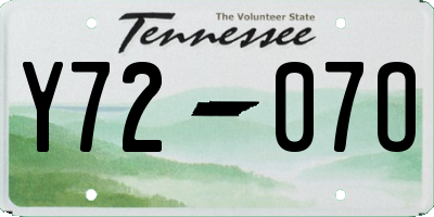 TN license plate Y7207O