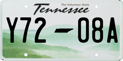TN license plate Y7208A