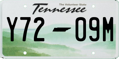 TN license plate Y7209M