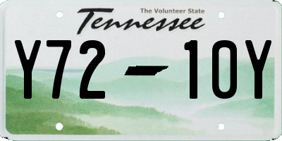 TN license plate Y7210Y
