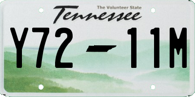 TN license plate Y7211M