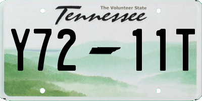 TN license plate Y7211T