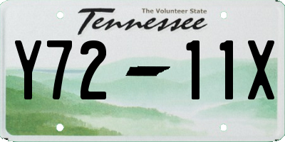 TN license plate Y7211X