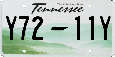 TN license plate Y7211Y