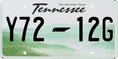 TN license plate Y7212G