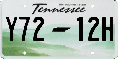 TN license plate Y7212H