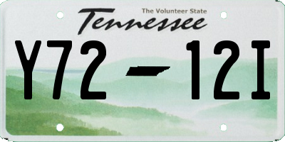 TN license plate Y7212I