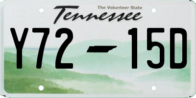 TN license plate Y7215D