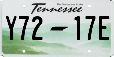 TN license plate Y7217E