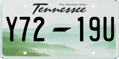 TN license plate Y7219U