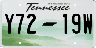 TN license plate Y7219W