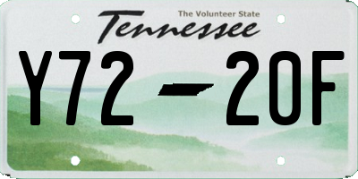 TN license plate Y7220F