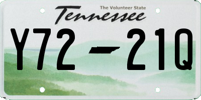 TN license plate Y7221Q