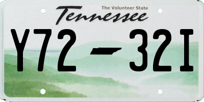 TN license plate Y7232I