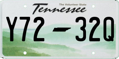 TN license plate Y7232Q
