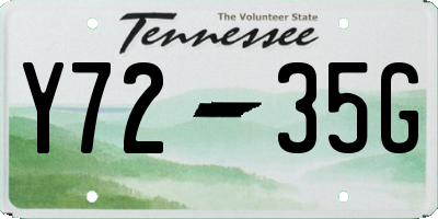 TN license plate Y7235G