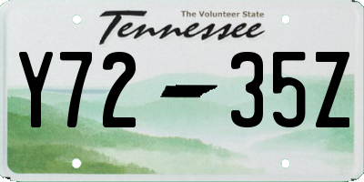 TN license plate Y7235Z