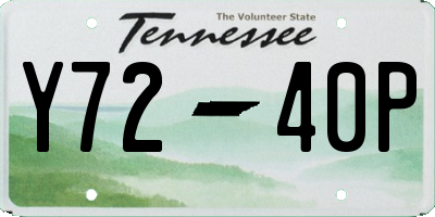 TN license plate Y7240P