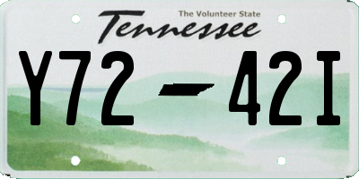 TN license plate Y7242I