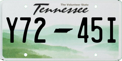 TN license plate Y7245I