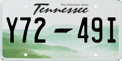 TN license plate Y7249I