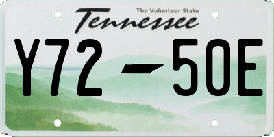 TN license plate Y7250E