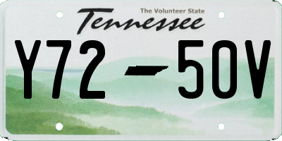 TN license plate Y7250V