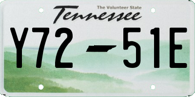 TN license plate Y7251E