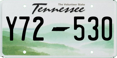 TN license plate Y7253O