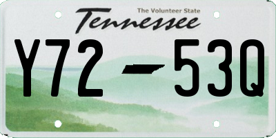 TN license plate Y7253Q