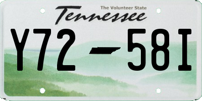 TN license plate Y7258I