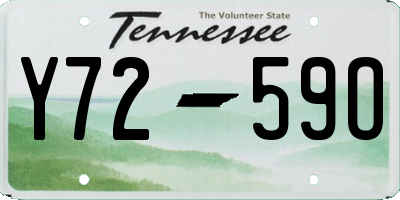 TN license plate Y7259O